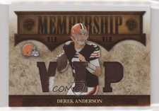 2008 Donruss Classics Membership VIP Die-Cut Jerseys Prime /25 Derek Anderson