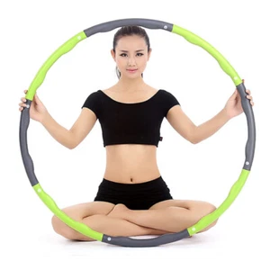 1 kg zusammenklappbar gewichteter Hula Hoop Reifen Übung ABS gepolsterte Reifen Fitness Training Fitnessstudio - Bild 1 von 11
