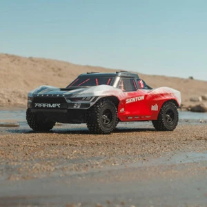Camión de recorrido corto ARRMA 1/10 SENTON 223S BLX sin escobillas 4X4 RTR con DSC, ROJO - Imagen 1 de 24