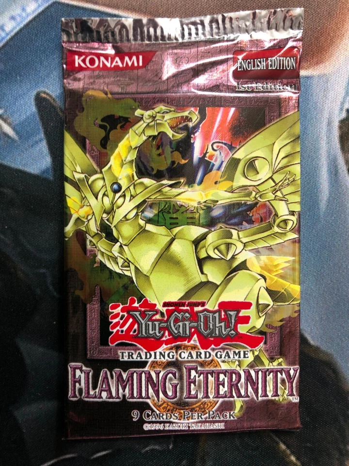 Yugioh "Flaming Eternity" 9-Card 1st Edition Sealed Booster Pack X1 - Image 1 of 1
