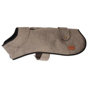 Ancol Dog Coat Heritage Brown Herringbone With Hook & Loop Adjustment Strap XL - Picture 1 of 3
