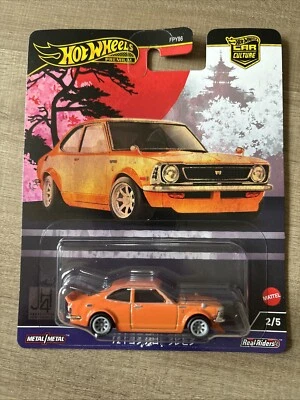 Toyota Corolla Car Culture JH4/A14 2024 Hot Wheels Japan Historics 4 72 naranja Foto 1 de 4
