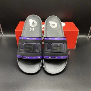 Nike OffCourt Louisiana State LSU Pool Side Slides Gr. 10 NEU DD0531 001 SELTEN - Bild 1 von 5