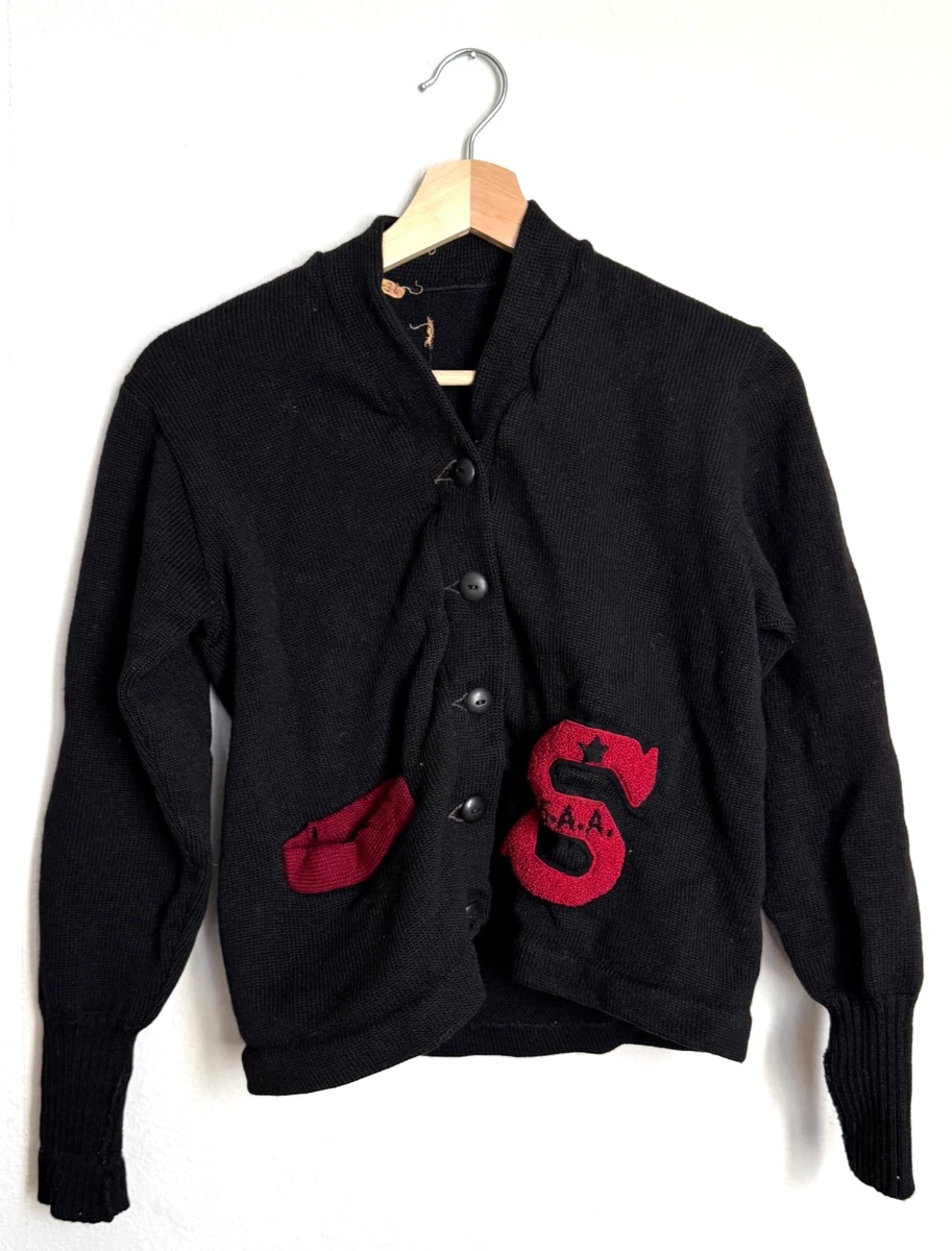 Letterman Cardigan Indiana Men's Vintage Sweaters for sale | eBay
