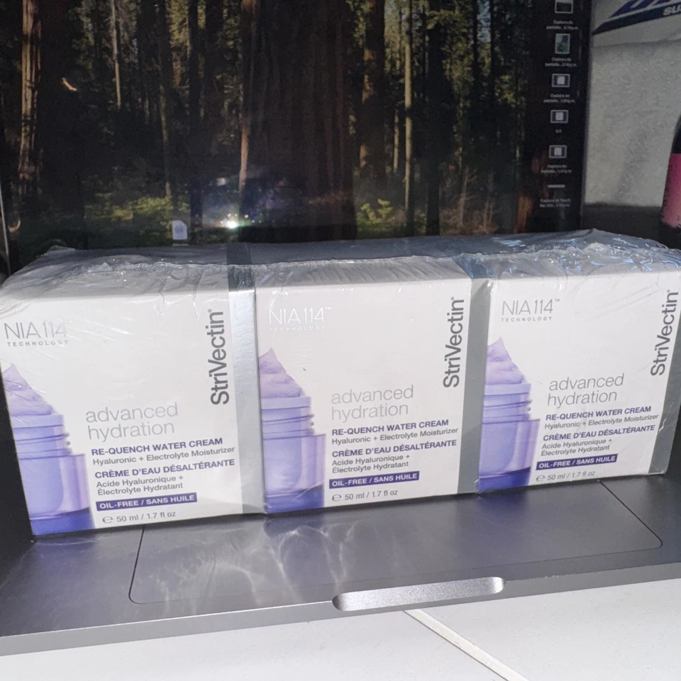 3 StriVectin Advanced hydration. Re-Quench water Cream Hyaluronic Electrolyte M