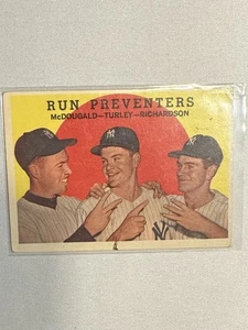 1959 Run Preventers Topps Baseball [#237][McDougald, Turley, Richardson] - Bild 1 von 2
