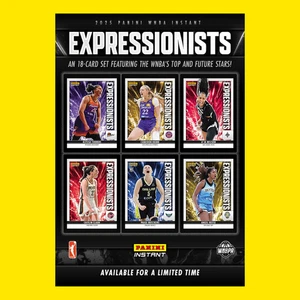 (18) 2025 Panini Instant Basketball - WNBA EXPRESSIONISTS SP - Complete Set - RC - Picture 1 of 8