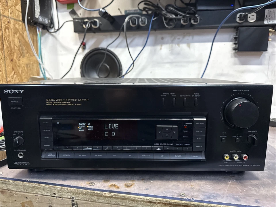 Sony STR-D1015 Stereo/Surround AV Receiver with Phono - Tested & Working - Image 1 of 4