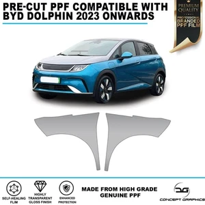 Front Wings Stone Guard PPF Paint Protection Film Compatible With BYD Dolphin - Picture 1 of 3