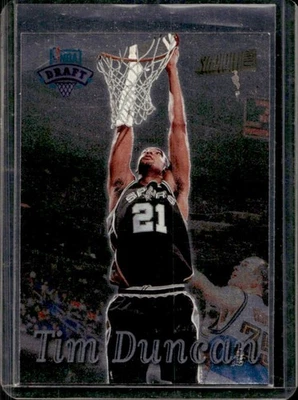 1997-98 Topps 98 Stadium Club Tim Duncan Rookie RC #201 Spurs - Image 1 of 2
