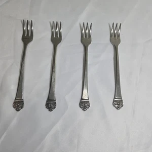 National Edelstahl "Costa Mesa" 4er Set Cocktail Meeresfrüchte Gabeln Ersatz Teile  - Bild 1 von 5
