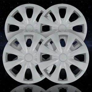 4-pack of 15" Push-on Silver Hubcaps for 2009-2013 Corolla - ARFH265 - Picture 1 of 9