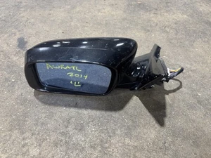2009-2014 ACURA TL LH DRIVER SIDE VIEW POWER DOOR MIRROR BLACK TURN SIGNAL OEM - Picture 1 of 4
