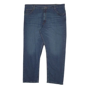 Jeans casual WRANGLER regular fit blu denim pantaloni uomo W42 L30 - Foto 1 di 5