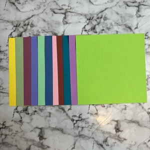 Scrapbooking Paper Squares 5.5” x 5.5” Multicolor Craft Sheets Lot of 29 - Picture 1 of 3