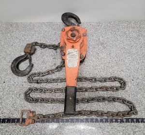 CM Series 653 Ratchet Lever CHAIN Hoist 3 TON Capacity - Picture 1 of 7