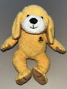 Bauer Plüschtier Kuscheltier Hund mit Schlaufe und Saugnapf 13 cm lang - Bild 1 von 2