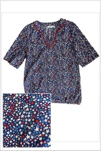 🐳EUC! VINEYARD VINES Girls Stars & Whales Tunic Top Swim Cover Up Size Large 14 - Picture 1 of 7