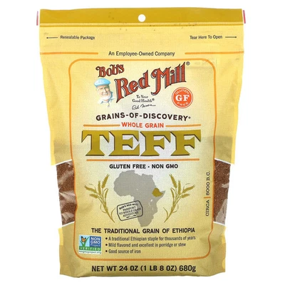 Teff, grano entero, 24 oz (680 g) Foto 1 de 2