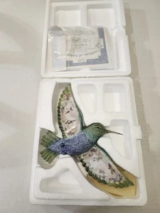 NEW Lena Liu Fantasies in Flight hummingbird BRILLIANT WONDER Bradford Exchange - Picture 1 of 3