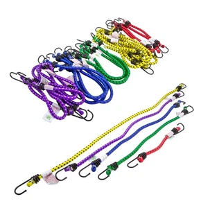 Rolson 20 piezas cables elásticos en tarro extremos de gancho de metal tamaños surtidos 250-750 mm - Imagen 1 de 4