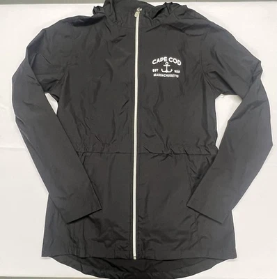 Chaqueta cortavientos para mujer Charles River Cape Cod talla S negra impermeable Foto 1 de 4