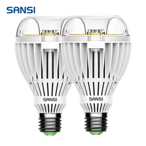 SANSI 2 pcs LED Light Bulbs 5500LM 36W=350W 5000K Daylight A21 Home Workspace - Picture 1 of 10