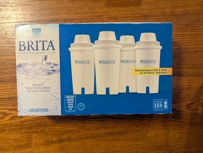 Brita Standard Water Filter for Pitchers and Dispensers, BPA-Free, 4 Pack Sealed - Image 1 of 2