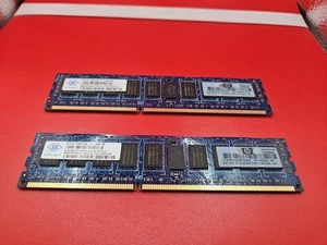 Nanya 8GB NT4GC72B8PBONL-CG 2 X 4GB PC3-10600 DDR3 SDRAM Server Memory - Picture 1 of 4