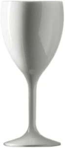Vaso de vino Elite Premium de policarbonato blanco 11 oz - prácticamente irrompible - Imagen 1 de 1