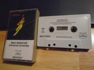 RARE OOP Max Webster CASSETTE TAPE Universal Juveniles prog RUSH Kim Mitchell 80 - Picture 1 of 2