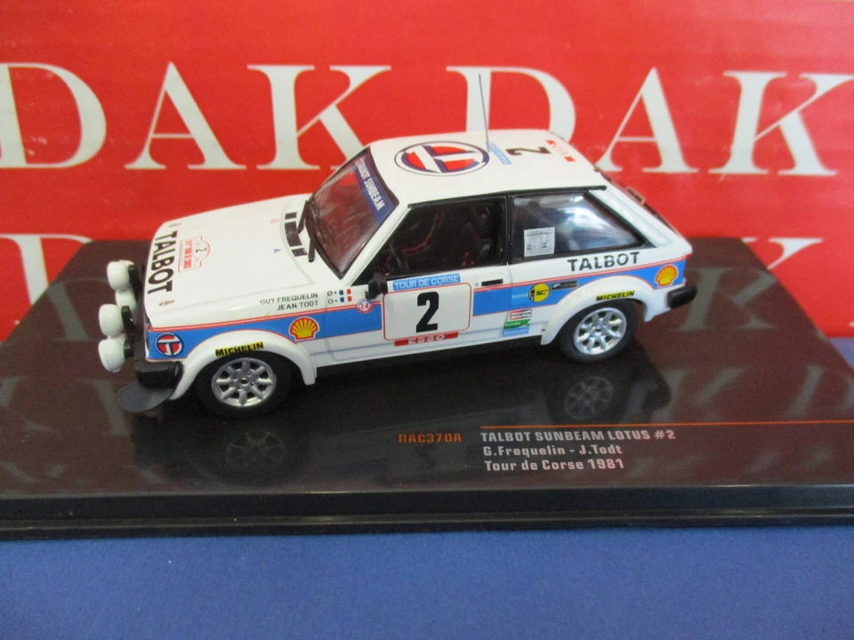 Die cast 1/43 Modellino Auto Talbot Sunbeam Lotus Rally Tour Corse 1981 Frequeli - Immagine 1 di 4