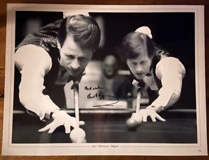 ALEX HURRICANE HIGGINS - LATE GREAT SNOOKER LEGEND - EXCELLENT SIGNED MONTAGE - Picture 1 of 1