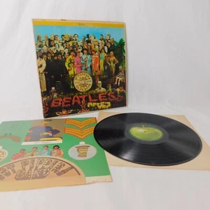 Beatles Sgt Peppers Lonely Hearts Club Band Vinyl LP 1967 Insert 1st Press - Imagen 1 de 17