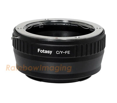 FOTASY Contax Yashica C/Y Lens to Sony E Mount FE a7 a7R a7S II III IV a9 a6600 Adapter