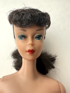 Vintage Barbie Doll Ponytail #5 Brunette, Mattel 1960s Japan, Nice! Ships Fast, - Picture 1 of 17
