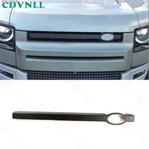 For Land Rover Defender 2020-2024 Matte Black Front Bumper Mesh Grille Strip 1* - Picture 1 of 11