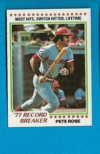 1978 Topps Pete Rose Cincinnati Reds RB #5 ⭐️💥🎯 EXMT - Foto 1 di 2