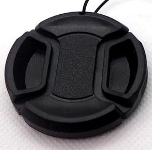 [Nuevo] Tapa de lente frontal de 43 mm tipo a presión negra para Canon Nikon de Japón #0011 - Imagen 1 de 9