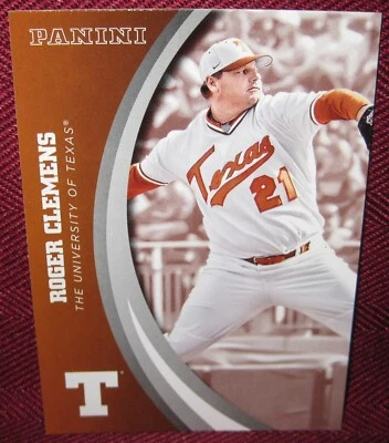 2015 PANINI TEXAS LONGHORNS #68 ROGER CLEMENS - Image 1 of 2