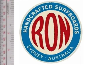 Surfing Australia Ron Surfboards 1960s Sydney, AU Promo Patch - Bild 1 von 1