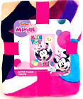Peluche super jetée Northwest Disney Junior Minnie Made You Smile 46" X 60"