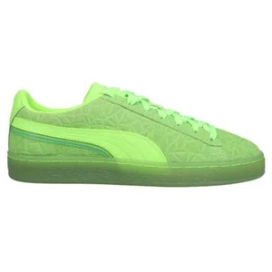 Puma Suede Triplex Mono Lace Up Youth Boys Green Sneakers Casual Shoes 384377-0