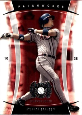2005 Fleer Patchworks #27 Chipper Jones ATLANTA BRAVES - Image 1 of 2