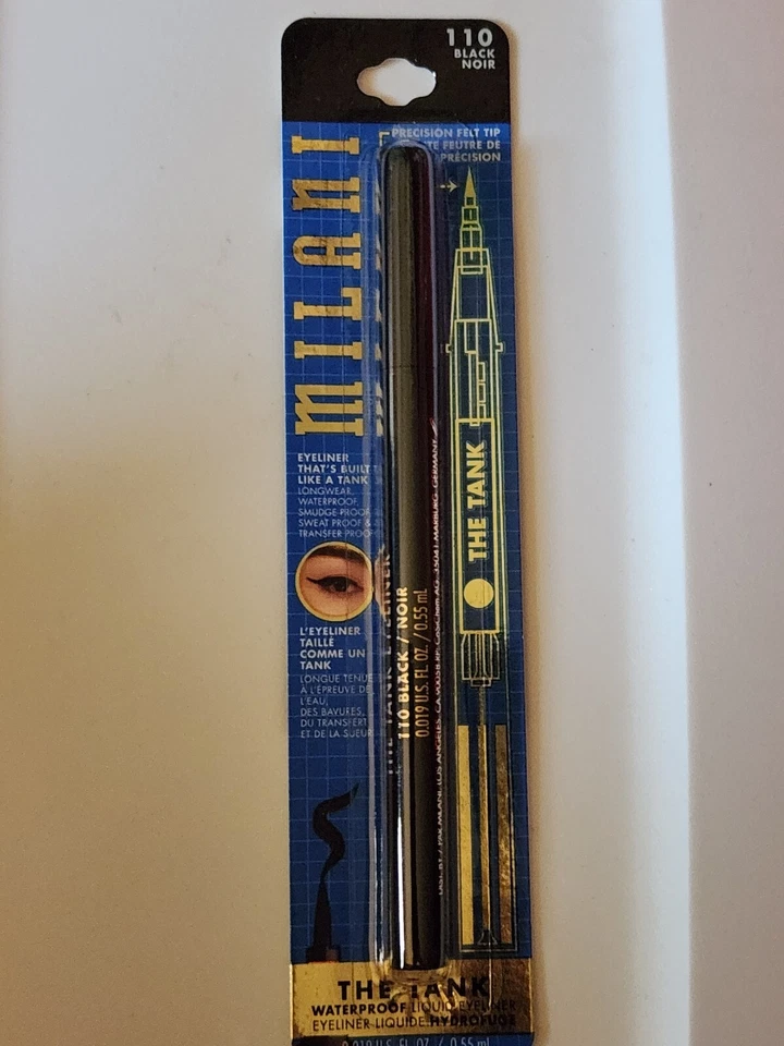 Milani The Tank Waterproof Liquid Eyeliner (110 Black Noir) 0.019oz/0.55mL - Image 1 of 1