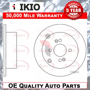 Fits Hyundai i20 2008-2015 Getz 2004-2009 Kia Rio 2005-2011 Brake Disc Rear Ikio - Picture 1 of 2