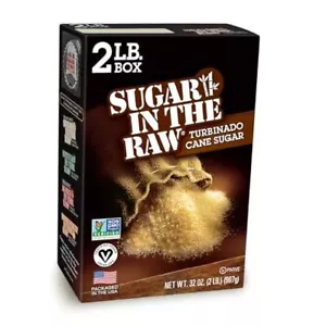 Sugar Granulated Turbinado Cane Sugar, No Added Flavors or 2 Pound (Pack of 1) - Picture 1 of 7