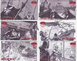 Batman & Robin Widevision 1997 Fleer juego de tarjetas de inserción parcial de guión gráfico S1 - S24 - Imagen 1 de 8