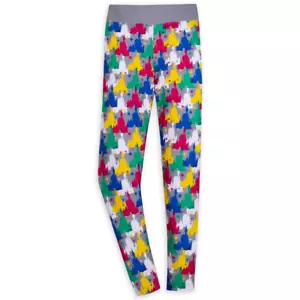 Neu mit Etikett authentisch Walt Disney World Parks Aschenputtel Castle Leggings Erwachsene 2X - Bild 1 von 5