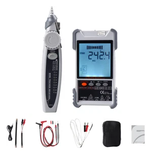 ET618 Handheld Portable Network Cable Tester with LCD Display Analogs Q8E9 - Afbeelding 1 van 11